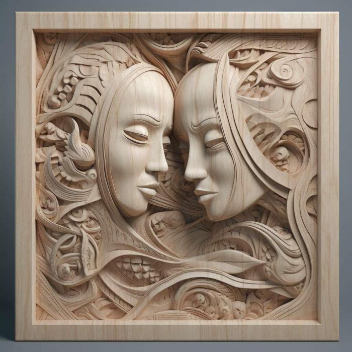 نموذج ثلاثي الأبعاد لآلة CNC 3D Art 